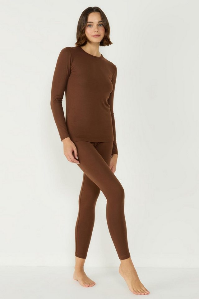 C&CITY Leggings Damen Thermo-Rad-Set - Langarm von C&CITY