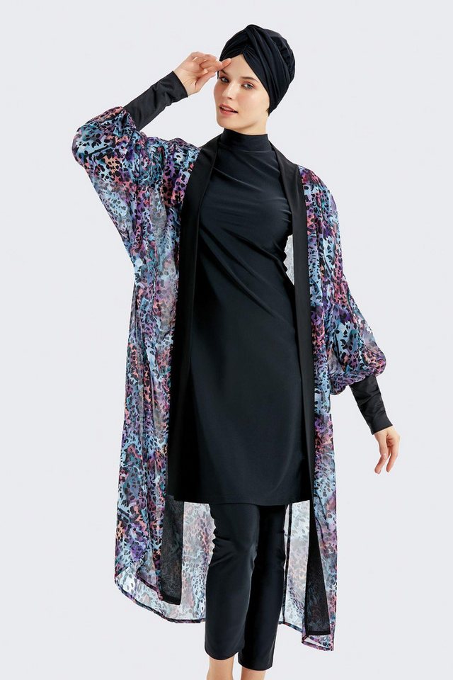 C&CITY Pareo Chiffon Ärmel Pareo Strandkleid von C&CITY
