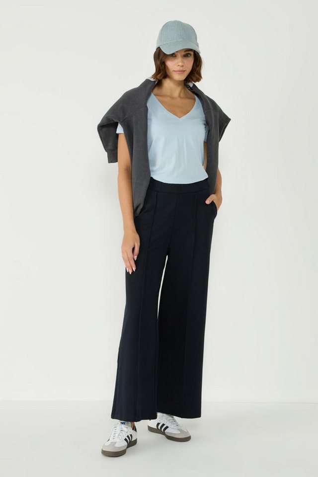 C&CITY Pyjama Damen Stitch Detail Palazzo Sweatpants von C&CITY