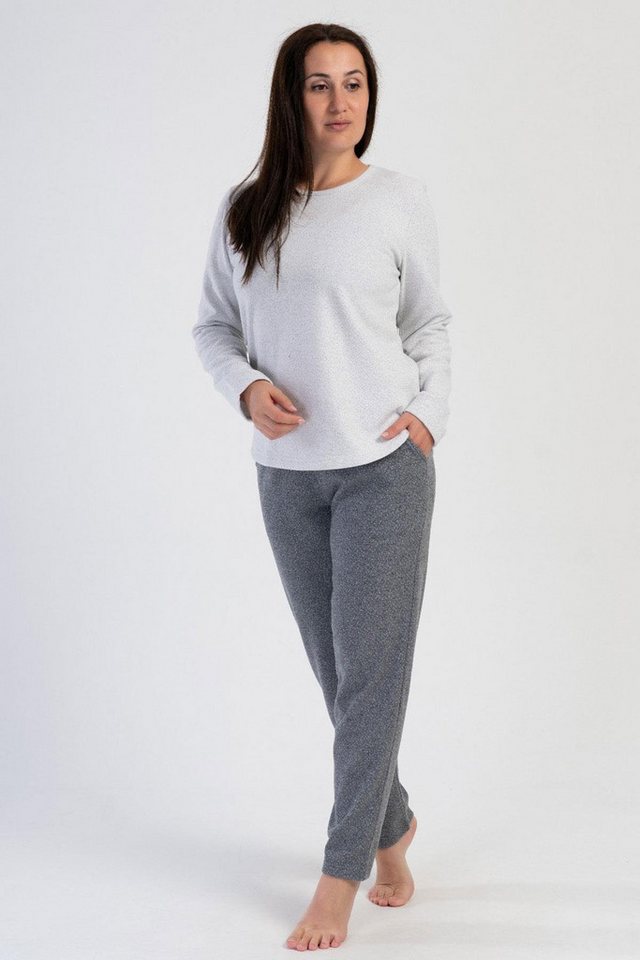 C&CITY Pyjama Gemütliches Bootshals Drop Shoulder Langarm Tasche Pyjama Set C&CITY Pyjama Gemütliches Bootshals Drop Shoulder Langarm Tasche Pyjama Set von C&CITY