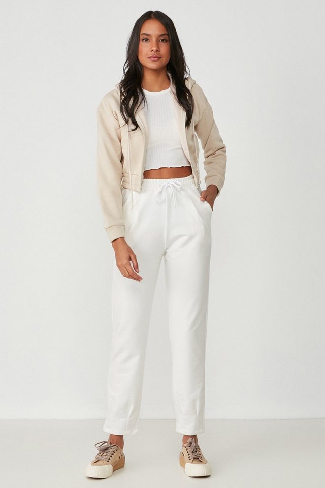 C&CITY Pyjama Gerüschte Taille und Saum Jogginghose von C&CITY