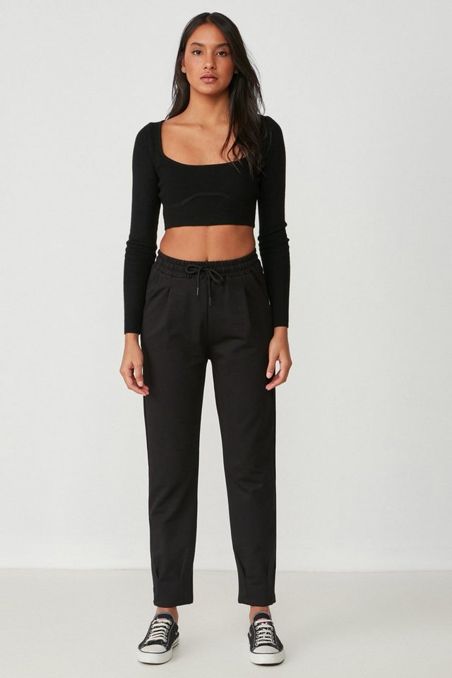 C&CITY Pyjama Gerüschte Taille und Saum Jogginghose von C&CITY