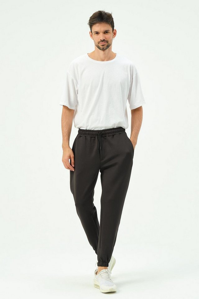 C&CITY Pyjama Herren Jogginghose mit elastischem Bund und Seitentasche von C&CITY