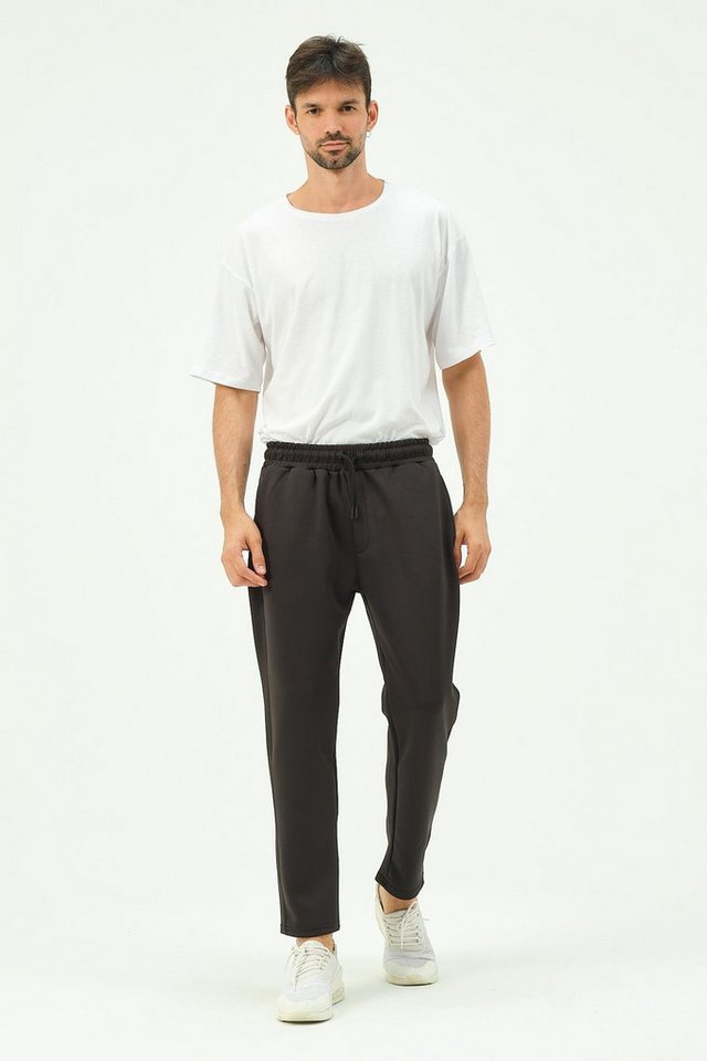 C&CITY Pyjama Herren-Jogginghose mit geradem Bein und Seitentaschen 852 Marineblau von C&CITY
