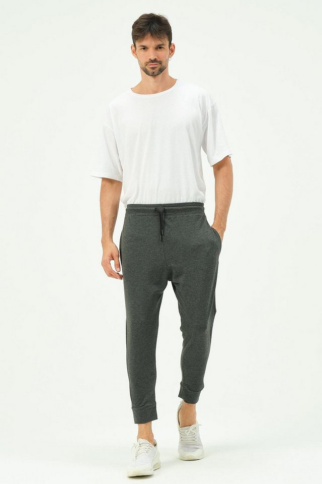 C&CITY Pyjama Herren-Jogginghose mit lockerer Passform 784 Schwarz von C&CITY