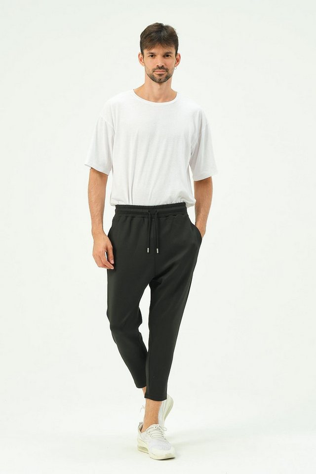 C&CITY Pyjama Herren Straight Fit Gesäßtaschen Jogginghose von C&CITY