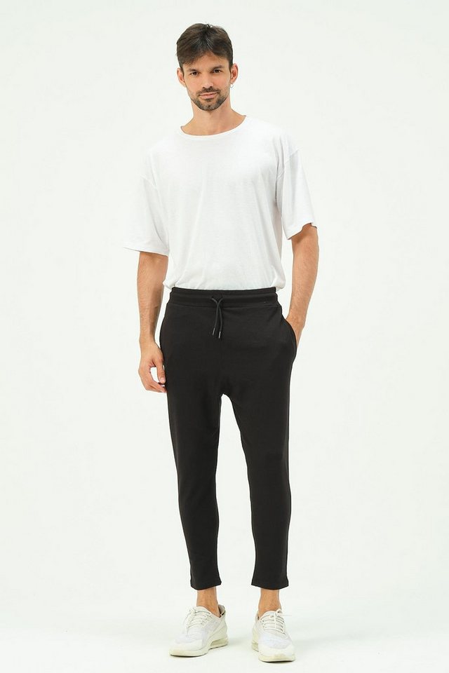 C&CITY Pyjama Locker geschnittene Herren-Jogginghose mit geradem Bein 785 Milchbraun von C&CITY