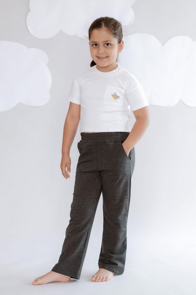 C&CITY Pyjama Mädchen Spanische Saum Sweatpants von C&CITY