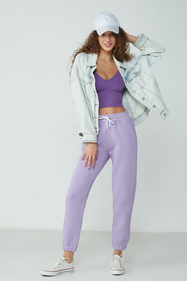 C&CITY Pyjamahose Basic Jogger Jogginghose 902 Pistaziengrün C&CITY Pyjamahose Basic Jogger Jogginghose 902 Pistaziengrün von C&CITY