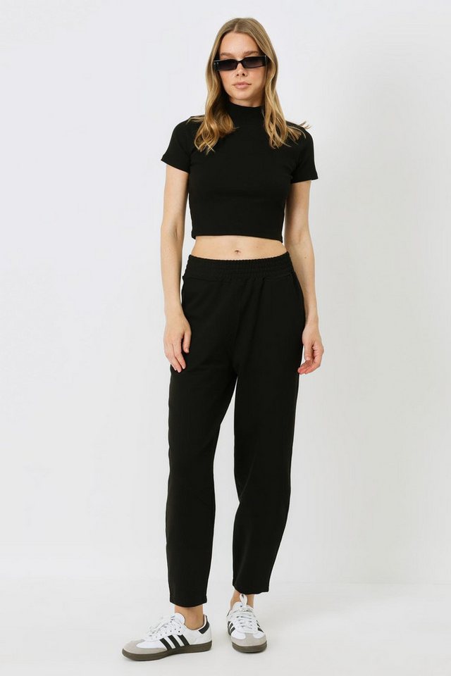 C&CITY Pyjamahose Damen-Jogginghose mit Nahtdetail 745 Smoked C&CITY Pyjamahose Damen-Jogginghose mit Nahtdetail 745 Smoked von C&CITY