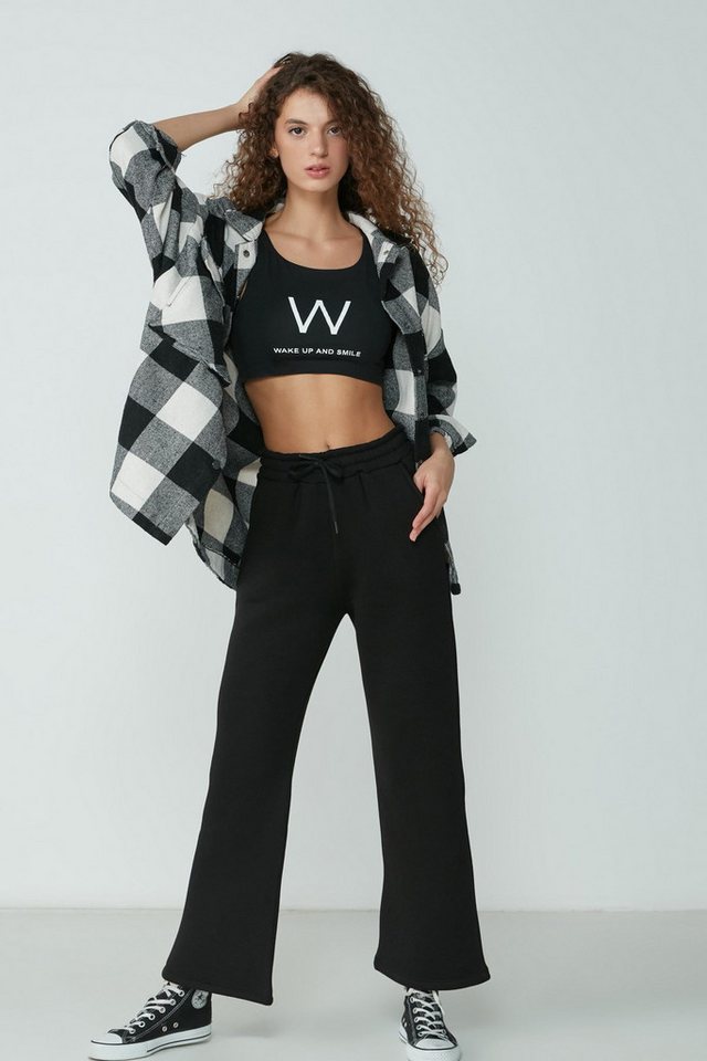 C&CITY Pyjamahose Deutsche Flare-Sweatpants C&CITY Pyjamahose Deutsche Flare-Sweatpants von C&CITY