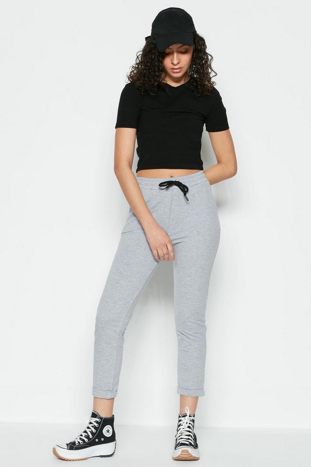 C&CITY Pyjamahose Doppelbein-Jogginghose 738 Ecru von C&CITY