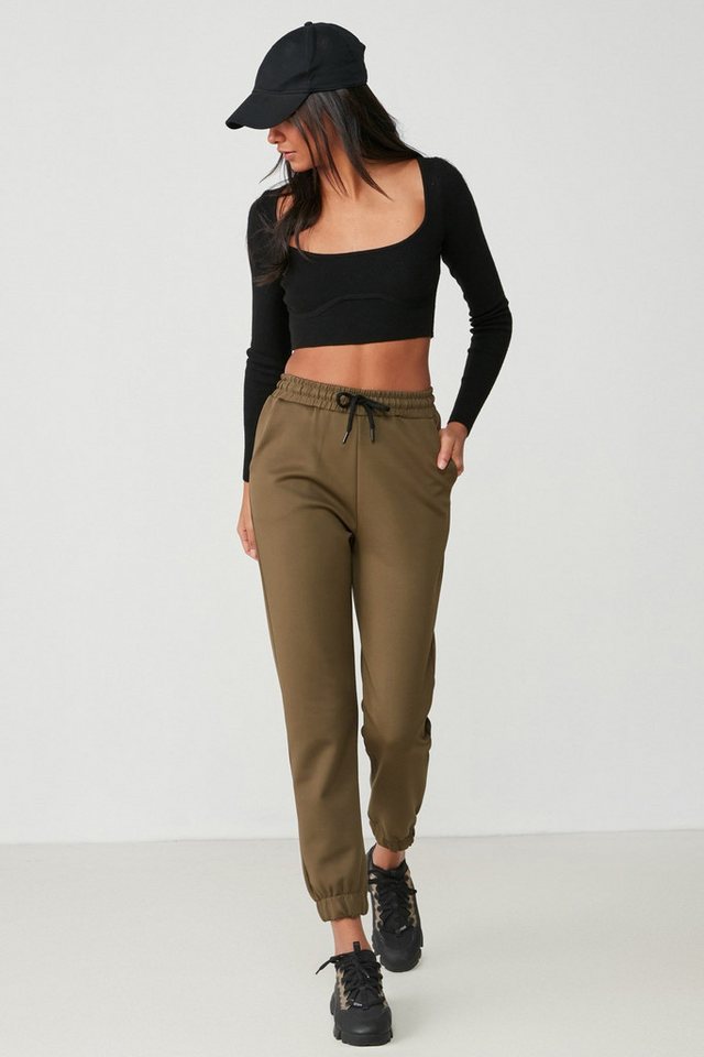 C&CITY Pyjamahose Essential Jogger Sweatpants - Essentielle Jogger-Sweatpants von C&CITY