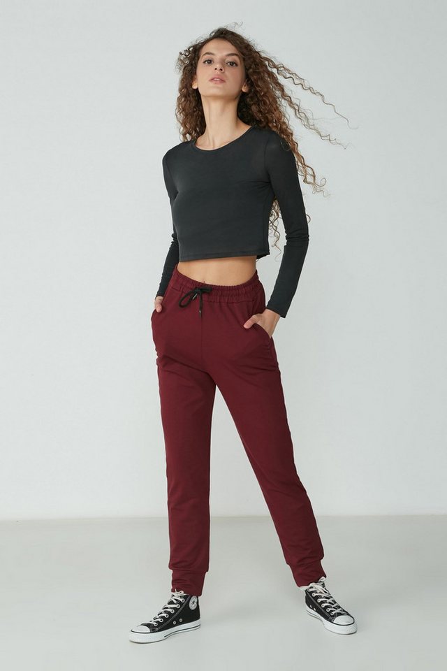 C&CITY Pyjamahose Jogger Cuff Sport-Jogginghose 735 Ecru C&CITY Pyjamahose Jogger Cuff Sport-Jogginghose 735 Ecru von C&CITY
