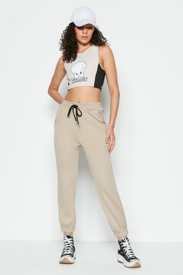 C&CITY Pyjamahose Jogger Elastic Sports Jogginghose 806 Smoked von C&CITY