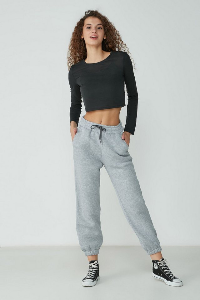 C&CITY Pyjamahose Jogger-Jogginghose 906 Grau C&CITY Pyjamahose Jogger-Jogginghose 906 Grau von C&CITY