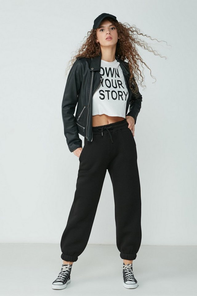 C&CITY Pyjamahose Jogger-Jogginghose 906 Grau von C&CITY