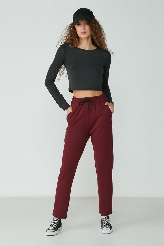 C&CITY Pyjamahose Jogginghose mit geradem Bein 733 Ecru C&CITY Pyjamahose Jogginghose mit geradem Bein 733 Ecru von C&CITY