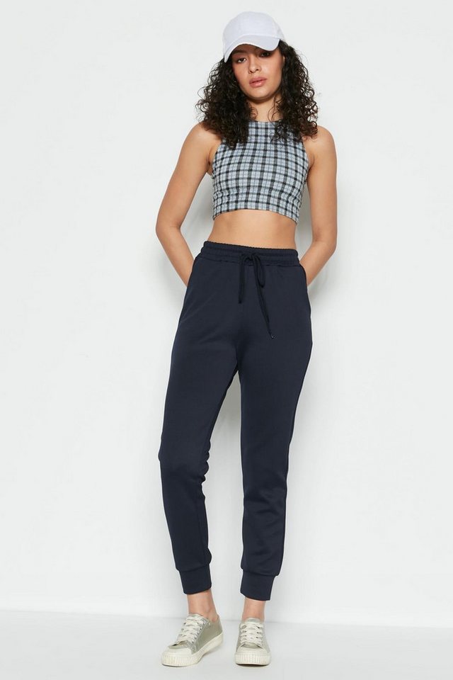 C&CITY Pyjamahose Sporthose Bündchen von C&CITY