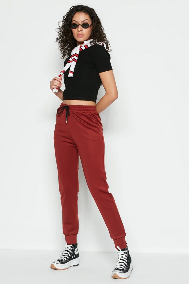 C&CITY Pyjamahose Sporthose Bündchen von C&CITY