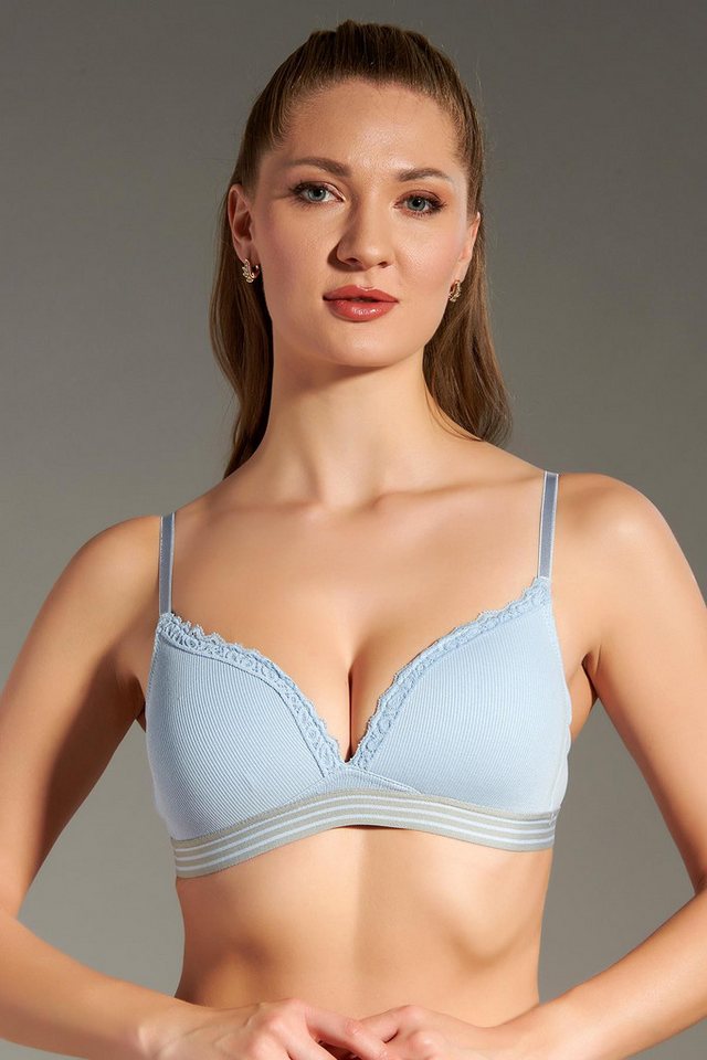 C&CITY Schalen-BH Kinder Spitzen-Bralette - Keine Unterstützung von C&CITY