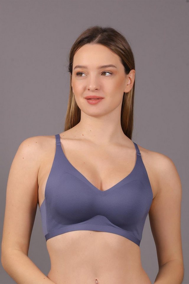 C&CITY Schalen-BH Nahtloser Laser-Entfernbarer Gepolsterter Bralette von C&CITY