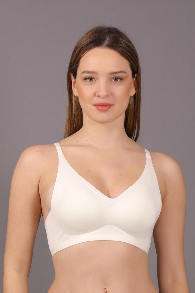 C&CITY Schalen-BH Nahtloser Laser-Entfernbarer Gepolsterter Bralette von C&CITY