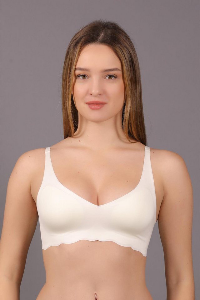 C&CITY Schalen-BH Nahtloser Laser-Entfernbarer Gepolsterter Bralette von C&CITY