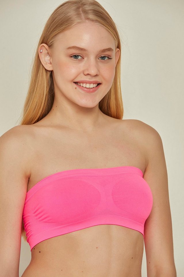 C&CITY Schalen-BH Nahtloses trägerloses Bustier von C&CITY