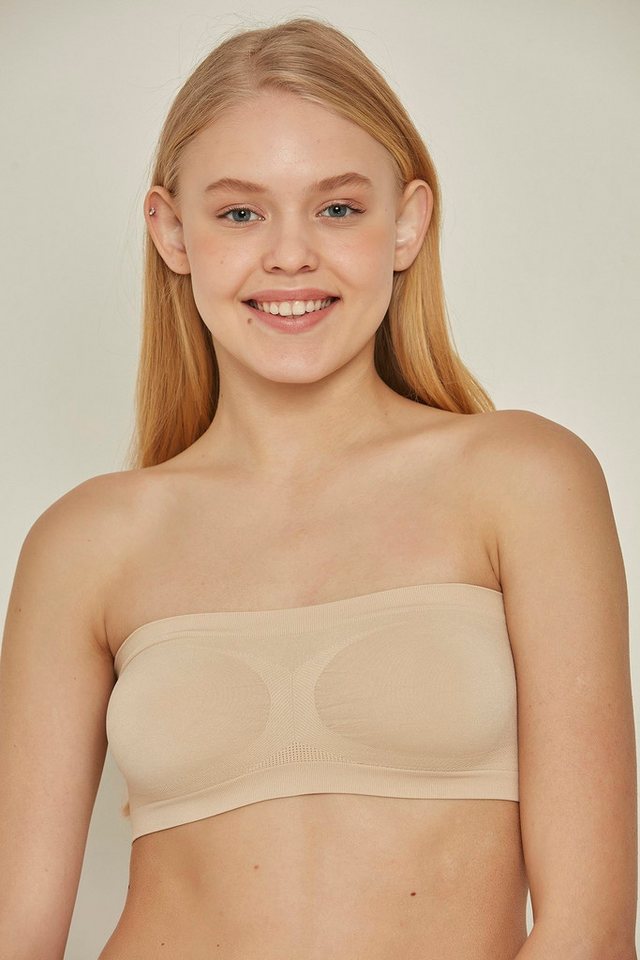 C&CITY Schalen-BH Nahtloses trägerloses Bustier von C&CITY