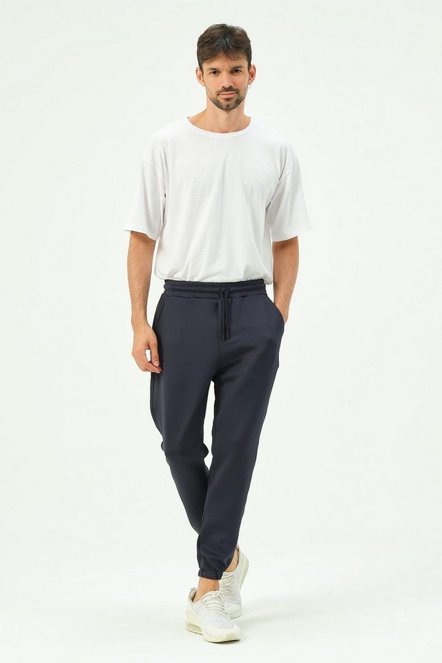 C&CITY Schlafanzug Herren Jogginghose mit elastischem Bund und Seitentasche von C&CITY