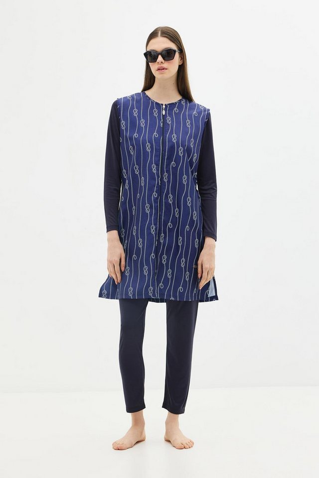 C&CITY Schwimmanzug Reißverschluss 4-teiliges Badeanzug-Set mit Paraşüt-Stoff C&CITY Schwimmanzug Reißverschluss 4-teiliges Badeanzug-Set mit Paraşüt-Stoff von C&CITY