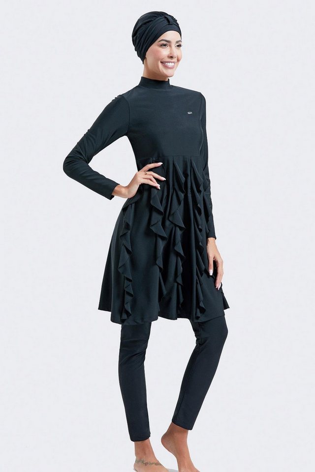 C&CITY Schwimmanzug Vollständig bedeckter 4-teiliger Hijab-Badeanzug 4051 Schwarz C&CITY Schwimmanzug Vollständig bedeckter 4-teiliger Hijab-Badeanzug 4051 Schwarz von C&CITY