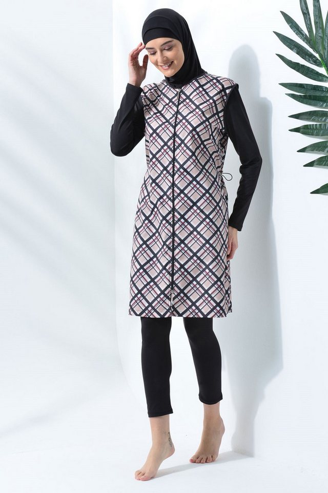 C&CITY Schwimmanzug Vollständig bedeckter Hijab-Badeanzug C12044 Schwarz C&CITY Schwimmanzug Vollständig bedeckter Hijab-Badeanzug C12044 Schwarz von C&CITY