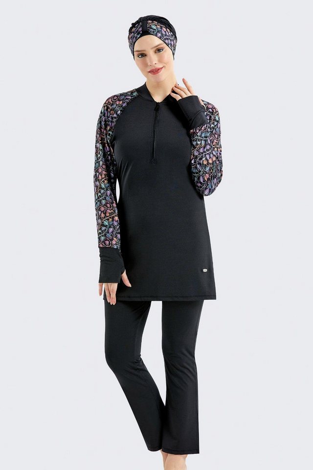 C&CITY Badeanzug Vollständige Abdeckung 3-teiliges Badeanzug-Set von C&CITY