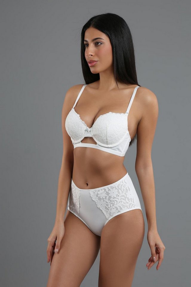 C&CITY Set: Bügel-BH Drahtloses BH & Höschen Set von C&CITY