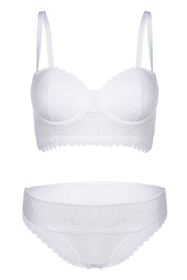 C&CITY Set: Bügel-BH Drahtloses BH & Höschen Set von C&CITY