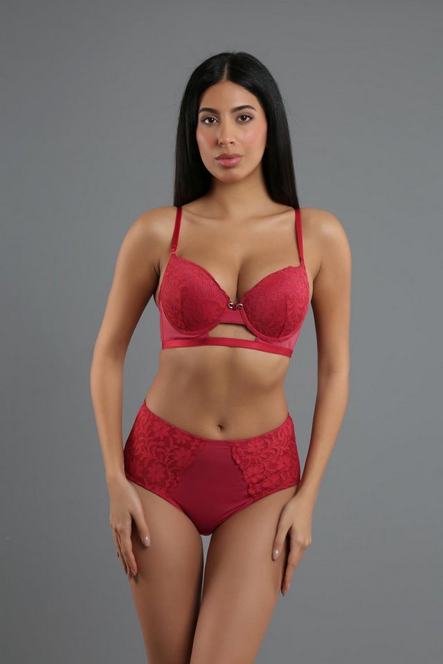 C&CITY Set: Bügel-BH Drahtloses BH & Höschen Set von C&CITY