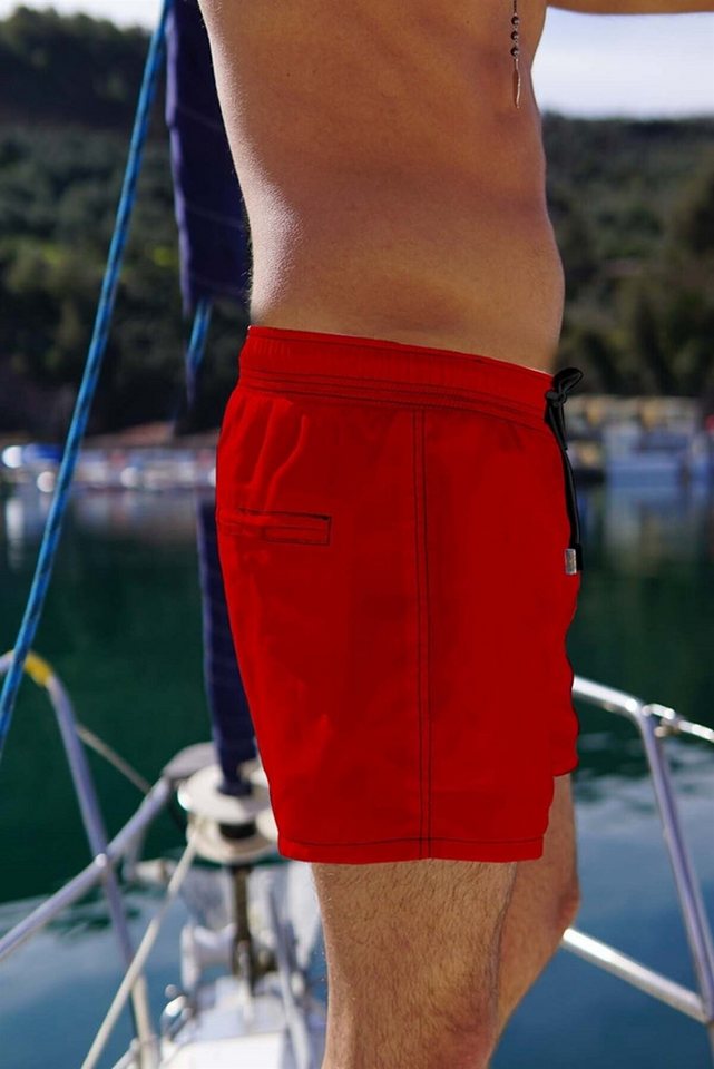 C&CITY Shorts Herren-Badeshorts in Übergröße C1360 Rot C&CITY Shorts Herren-Badeshorts in Übergröße C1360 Rot von C&CITY