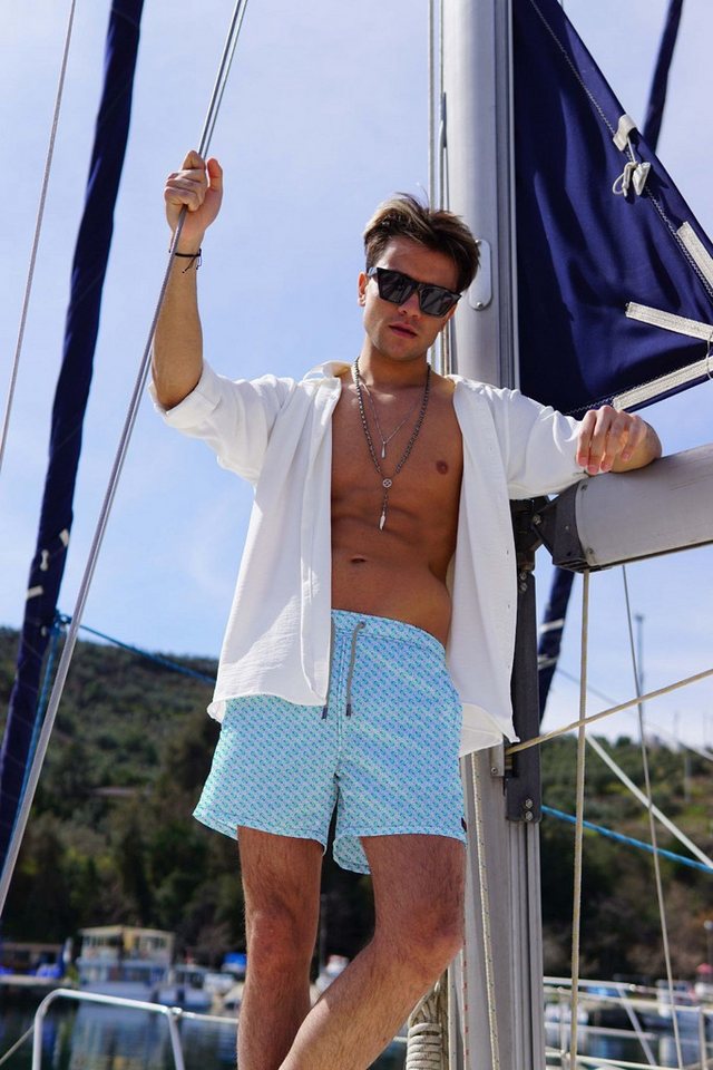 C&CITY Shorts Herren Digitaldruck Badehose von C&CITY