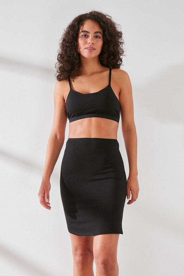 C&CITY Unterkleid Modal Baumwolle Minirock C&CITY Unterkleid Modal Baumwolle Minirock von C&CITY
