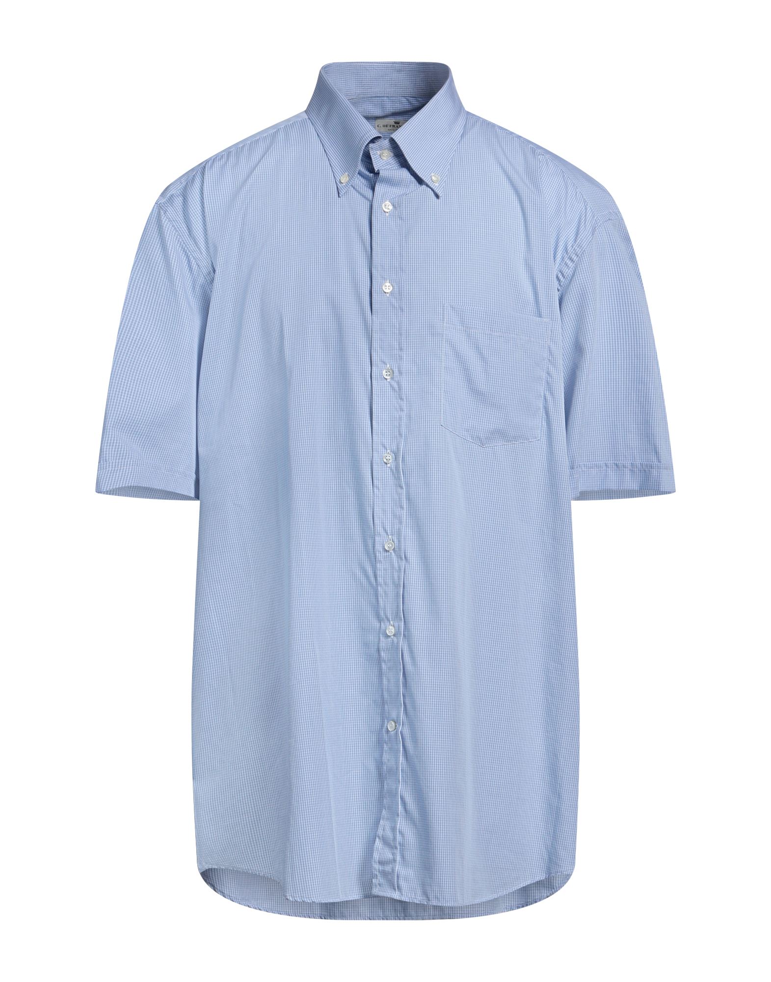 C. DE FRANCESCHI Hemd Herren Hellblau von C. DE FRANCESCHI