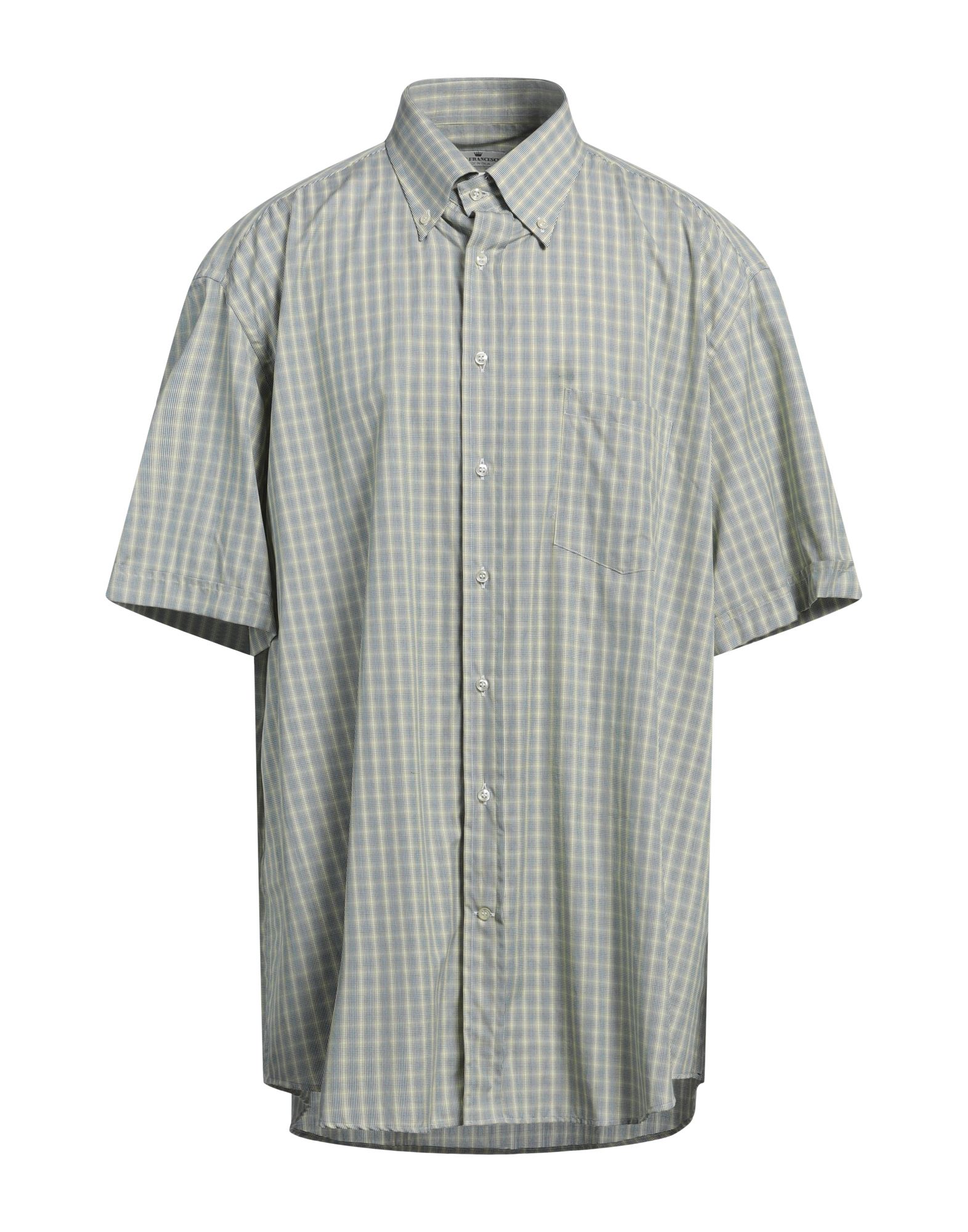 C. DE FRANCESCHI Hemd Herren Säuregrün von C. DE FRANCESCHI