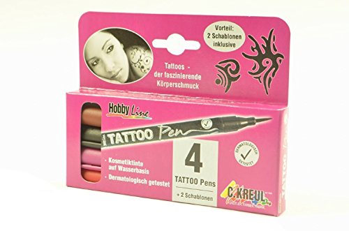 C.Kreul Tattoo Pen Hobby Line, 4er Set von Kreul