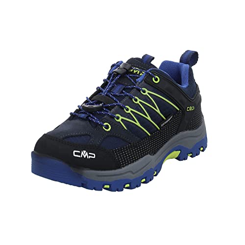 CMP Kids Rigel Low Trekking Shoes Wp Unisex Kinder Trekking-Schuhe, Blau B Blue Electric, 34 EU von CMP
