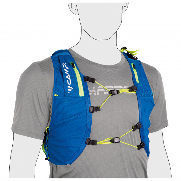 C.A.M.P. - Trail Force 5 - Trailrunningrucksack Gr XS-M grau von C.A.M.P.