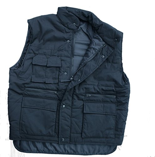 C.B.F. Balducci Group Gepolsterte Arbeitsweste mit mehreren Taschen, für Erwachsene- Marineblau (L) von C.B.F. Balducci Group