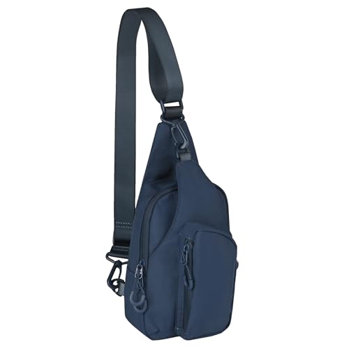 C.C Gürteltasche für Damen, Schultertasche, Crossbody-Tasche mit verstellbarem Riemen für Damen, Umhängetasche, Marineblau, Gürteltasche für den Alltag von C.C