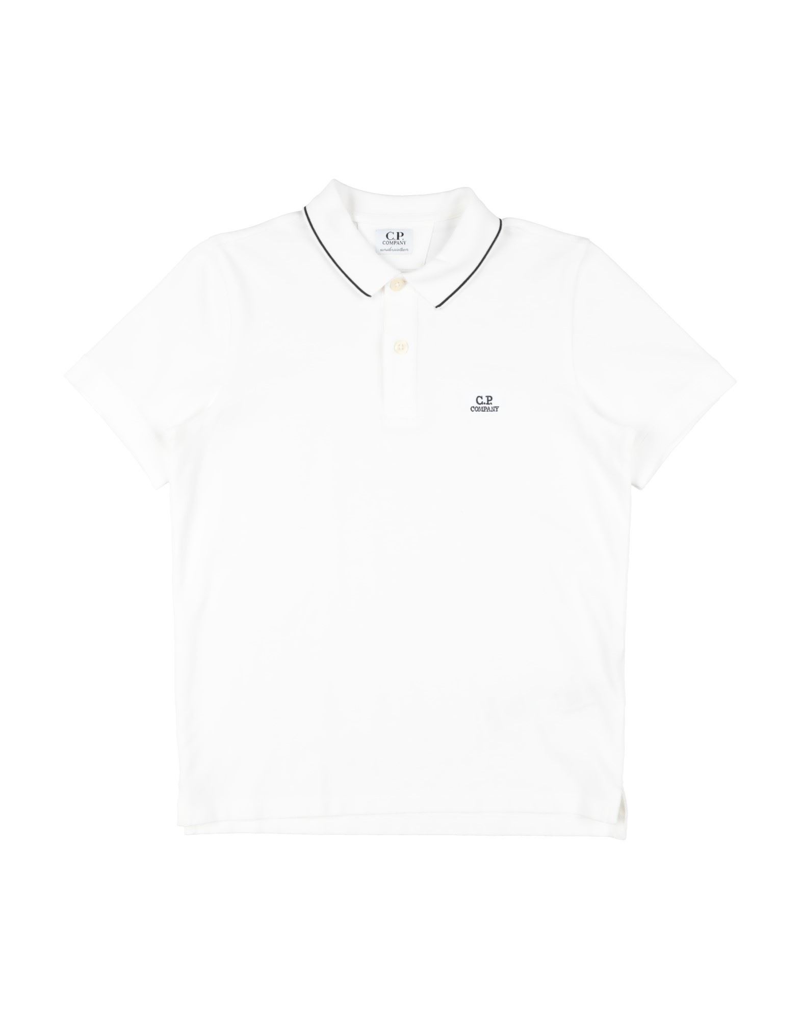 C.P. COMPANY UNDERSIXTEEN Poloshirt Kinder Weiß von C.P. COMPANY UNDERSIXTEEN