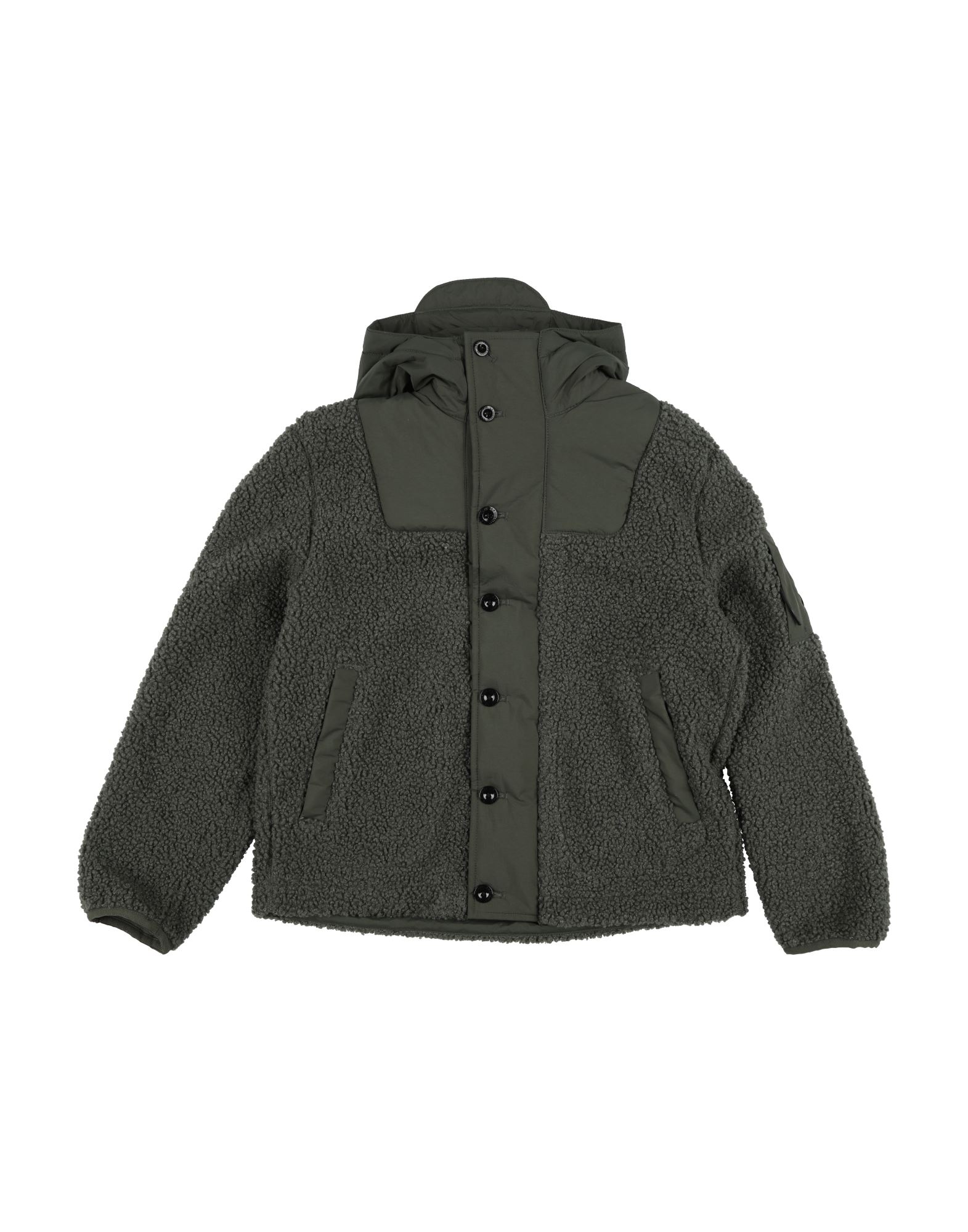 C.P. COMPANY UNDERSIXTEEN Shearling- & Kunstfell Kinder Militärgrün von C.P. COMPANY UNDERSIXTEEN